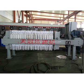 Electroplating process waste water filter press